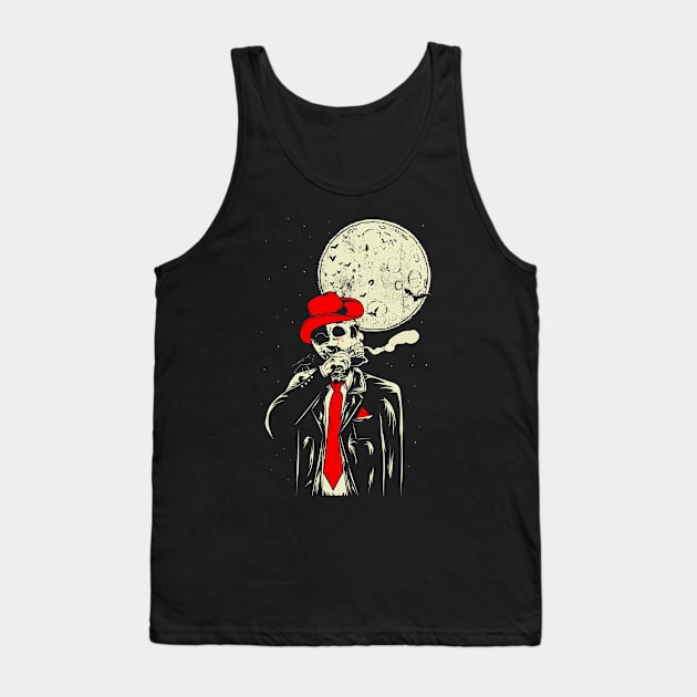 Red Hat Tank Top by ARTiMERCH